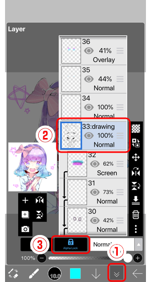 how to color layers in ms paint